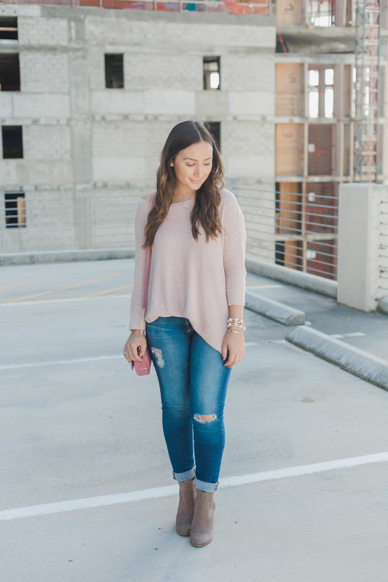 Pink Knit Sweater