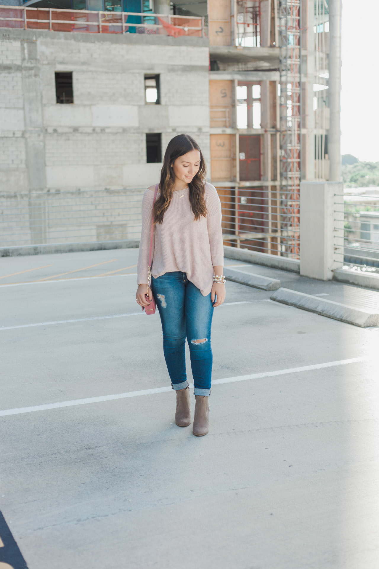 Pink Knit Sweater