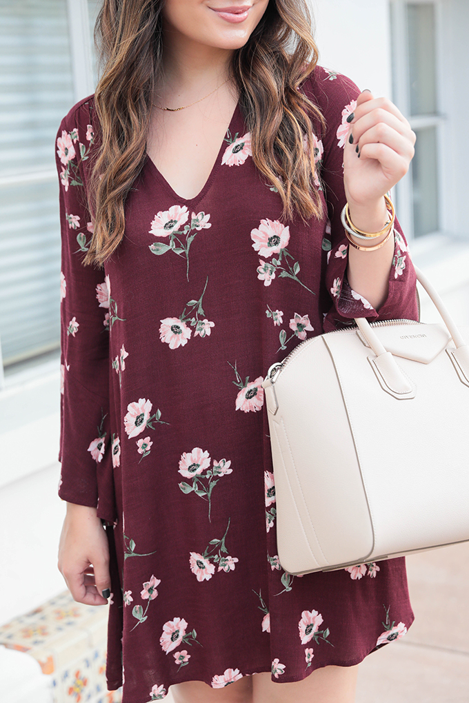 Burgundy Dress for Fall from Nordstrom