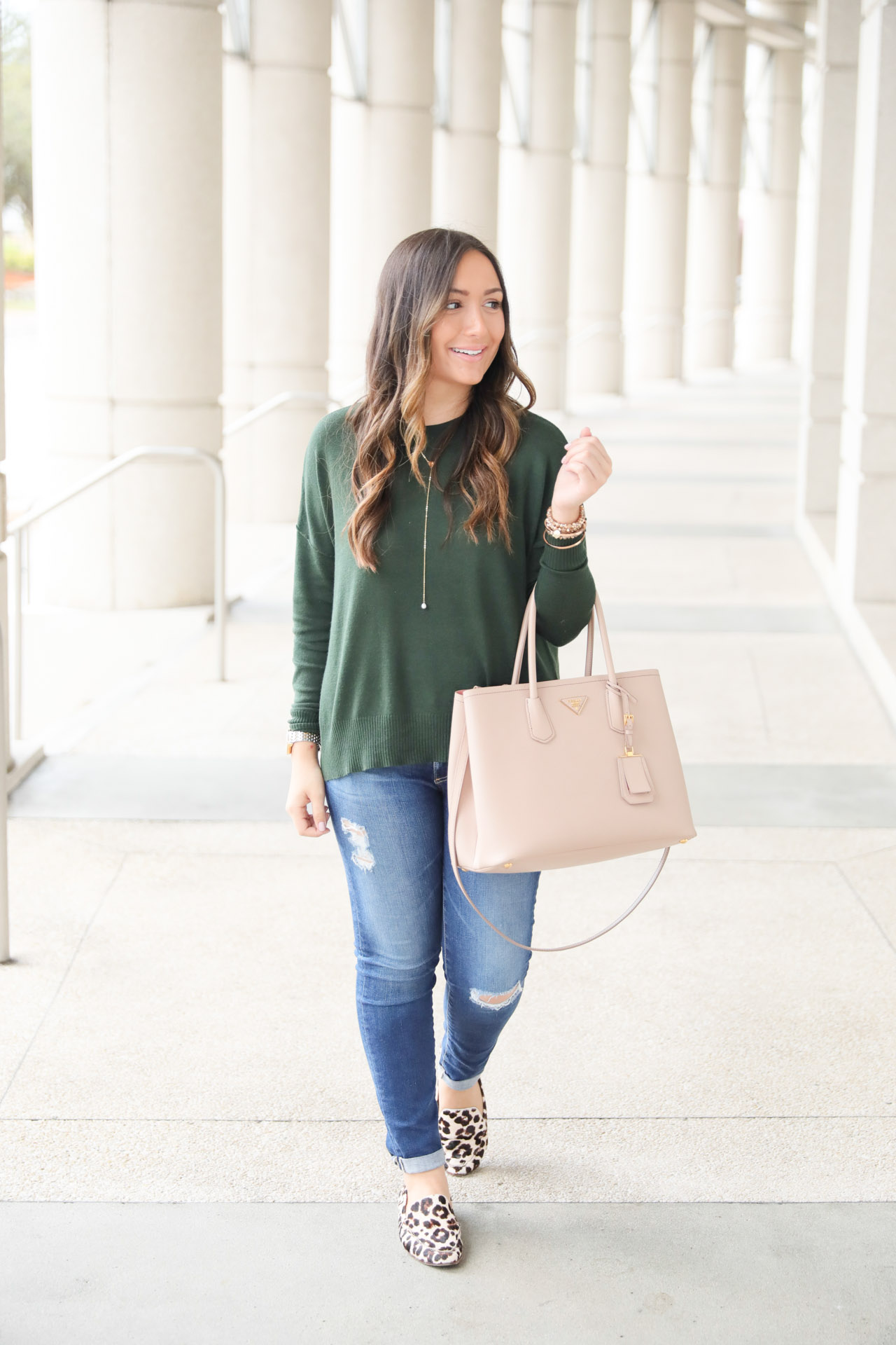 Olive pullover under $40 from Nordstrom