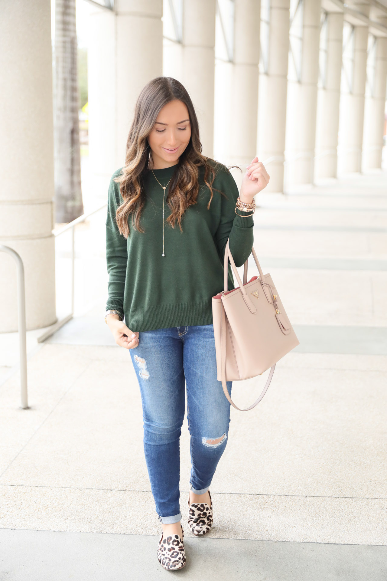 Olive pullover under $40 from Nordstrom