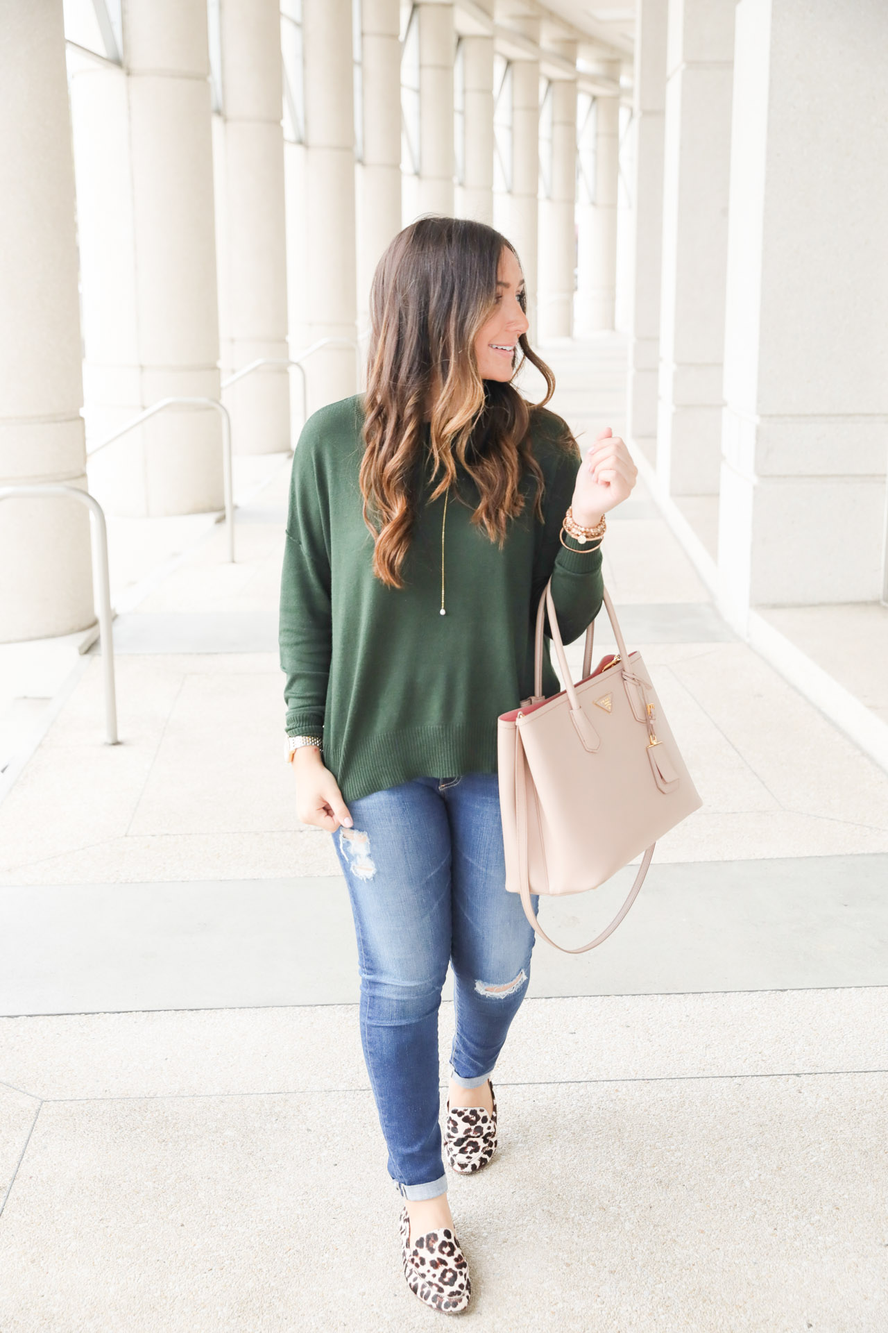 Olive pullover under $40 from Nordstrom