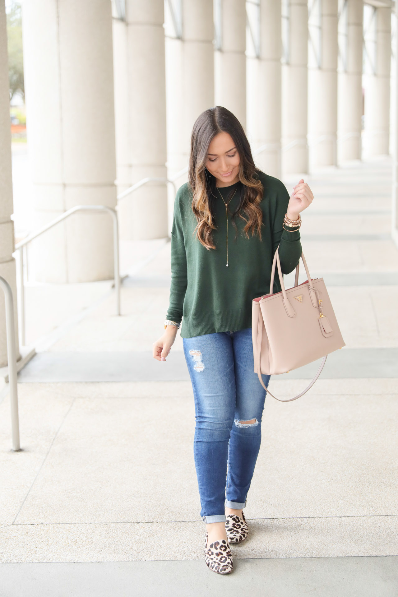 Olive pullover under $40 from Nordstrom