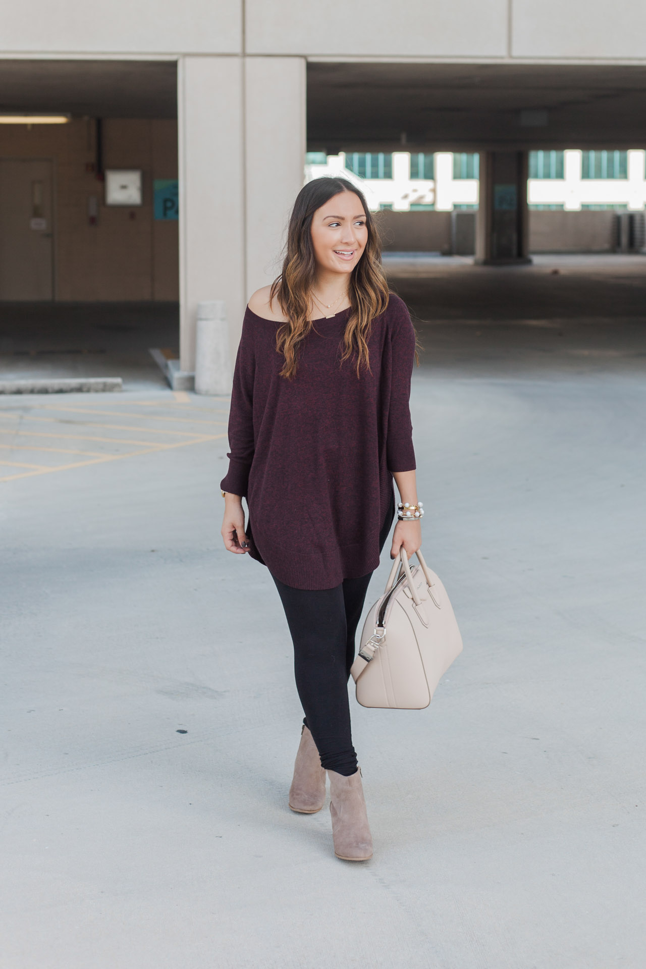 Burgundy Sweater under $60 from Express