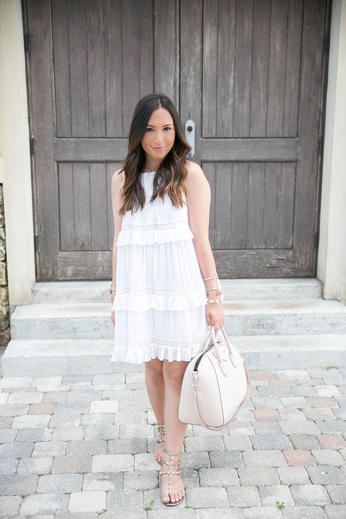 white-ruffle-dress